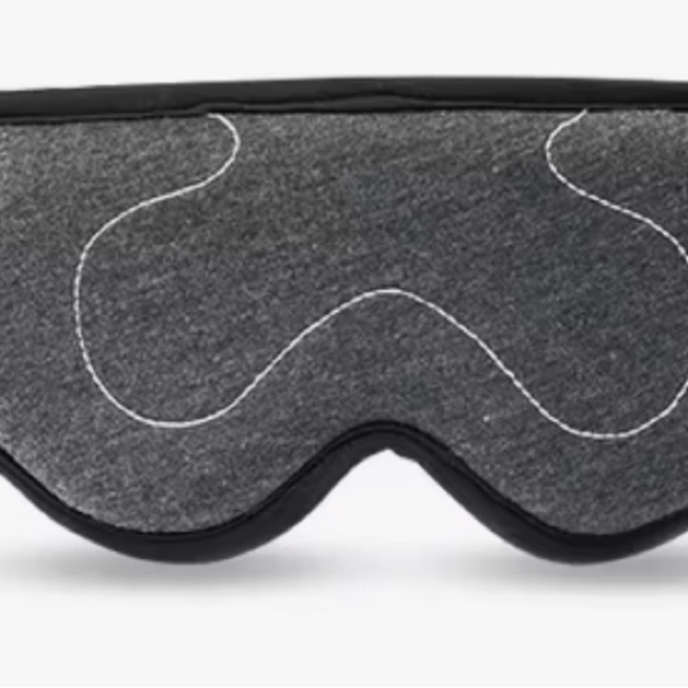 🎶🆕🎶 Gray Sleep Mask with A Speaker and Black Trim